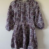 J.Crew Palermo Smocked Waist Mini Dress in Floral Bouquet Linen Sail Blue NEW Photo 0