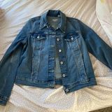 Levi’s Oversized Star Denim Jacket White Size L Photo 0