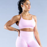Dfyne Dynamic Backless Sports Bra Light Rose Pink Size XS Photo 0