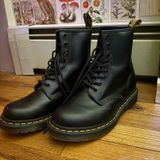 Dr. Martens Black Boots Leather Photo 0