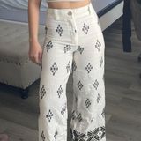 Haute Hippie Boho Linen White Pants Photo 0