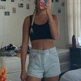 Forever 21 Light Wash Denim Shorts  Photo 0