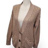 SO Cozy Tan Knit Cardigan Sweater Photo 0