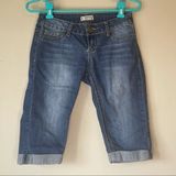 Soundgirl  Bermuda Medium Wash Jean Shorts Size 5 Photo 0