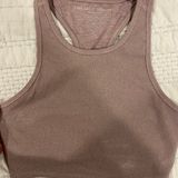 Threads 4 Thought Purple Cropped Workout Top Photo 0