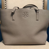 Tory Burch  Taupe Leather Tote Photo 0