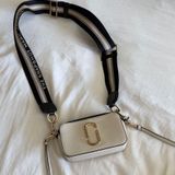 Marc Jacobs The snapshot crossbody bag purse in new cloud white multi color Photo 0