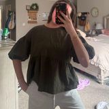 Target Green Blouse Photo 0