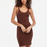 Lacausa ribbed maya slip dress Photo 0