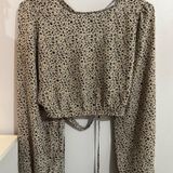 Charlotte Russe Long sleeve sheer going out top Photo 0