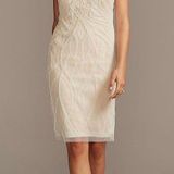 David's Bridal Shift Dress Photo 0