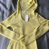Urban Outfitters Yellow Hooded Sweater Photo 0