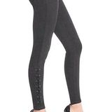 BLANK NYC Black Intro Side Lace Skinny Jeans Photo 0