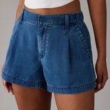 American Eagle AE High-Waisted Trouser Short Photo 0