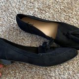 Black Tassel Loafers Size 10 Photo 0
