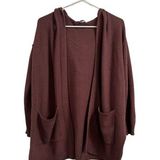 Be cool  Maroon Cardigan with Hood Size M Photo 0