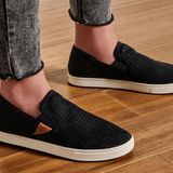 Olukai  Pehuea Black Slip On Photo 0