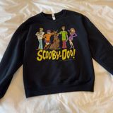 Dolls Kill Scooby Doo Character Faves Crewneck Black Sweatshirt Size S Cartoon Graphic Photo 0