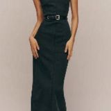 Reformation  Kendi Denim Midi Dress Photo 0