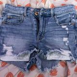 American Eagle Medium Wash Denim Shorts Photo 0