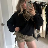 Amazon Faux Leather Mini Shorts Photo 0