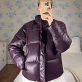 Fabletics  Purple Puffer Jacket Coat  Photo 0