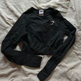 Gymshark Vital Seamless 2.0 Long-sleeve Crop Top Black Photo 0
