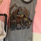 Alexander McQueen Vintage Women Animals Shoulder Pad Tank Top Photo 0