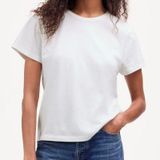 Madewell Cotton Perfect Crewneck Tee Photo 0