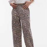Topshop leopard print jeans Photo 0