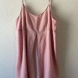 Valerie Stevens Valerie Steven’s intimates Medium pink with black polka dot flyaway nighty Photo 0