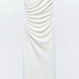 ZARA Draped MIDI Dress Photo 0