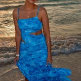 Floral Dress Multi Size 2 Photo 0