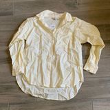 Loft yellow stripe button up Photo 0