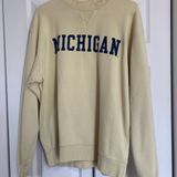 Big Cotton Pastel Yellow Michigan Crewneck Photo 0