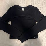 JoyLab  Long sleeve Cropped Cut Out Top Photo 0