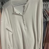 American Eagle Aerie Waffle Henley T-Shirt Photo 0