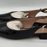 Linea Paolo Women's Shoes Black Delphi Pointed Toe Cut-Out Ballet Flats Size 5M Photo 0