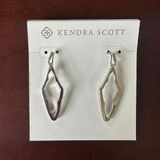Kendra Scott Silver Drop Earrings Photo 0