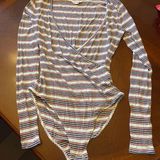 Cape Juby NWOT  Faux Wrap Bodysuit Photo 0