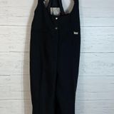 White Stag Ski Bib Snow Pants Womens 16 Black Overalls Retro Vintage Winter Photo 0