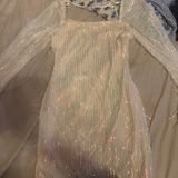 Xtraordinary Sparkley White Hoco Dress Photo 0
