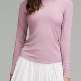 Lululemon Hold Tight Long Sleeve Pink Tee Photo 0