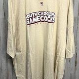 Gildan South Carolina Gamecocks Women's 5XL Beige Graphic T-Shirt Short Sleeve Photo 0