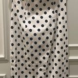 fab'rik  Strapless Polka Dot Column Dress Photo 0