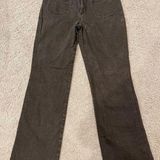 Chico's platinum brownish black denim high rise wide-leg pants Photo 0