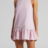 Showpo  Dusty Pink Farzeen Mini Shift Dress Size 6 Photo 0