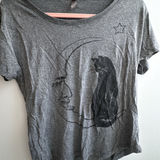 Gildan Witchy Fall Moon and Cat T-Shirt Photo 0