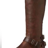 Frye  Tall Leather Back Zip Boots Photo 0