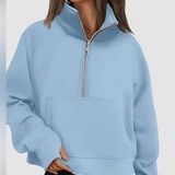 Light Blue Women's Half Photo 0